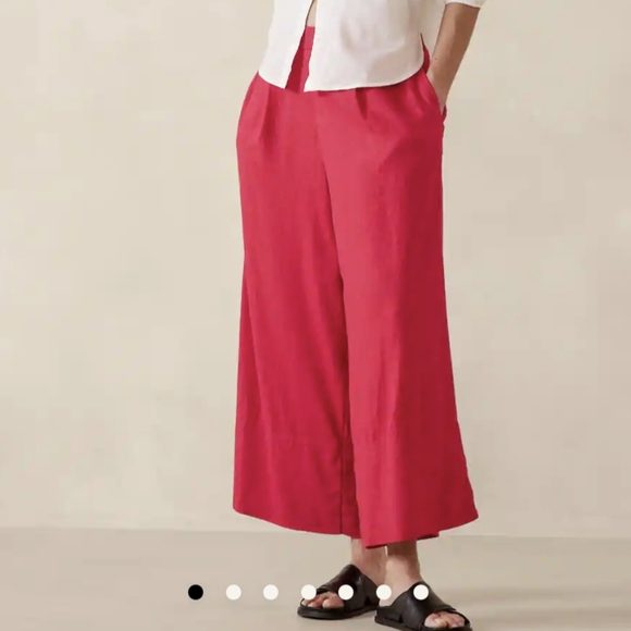 Banana Republic Factory wide-leg linen-blend pants XS, NWT - Picture 1 of 1